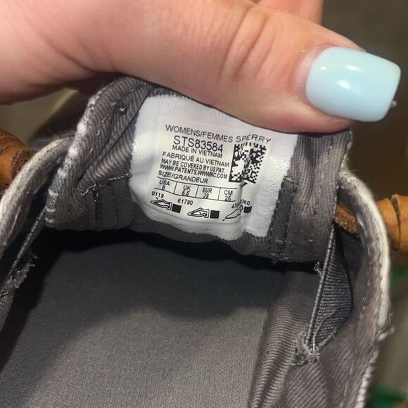 ✨Sperry Women's Crest Vibe Chambray Stripe Sz 8 Sneaker✨ - Picture 10 of 10